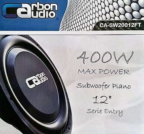 Subwoofer 12" Plano 400W Carbón Audio