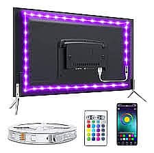 Tira Led Rgb Para Televisor Con Control Remoto
