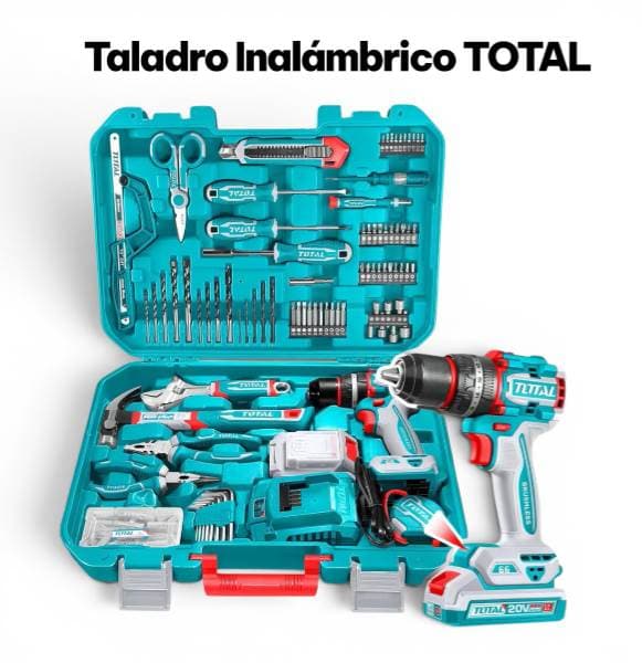 Taladro Inalámbrico Con Accesorios TOTAL 23193