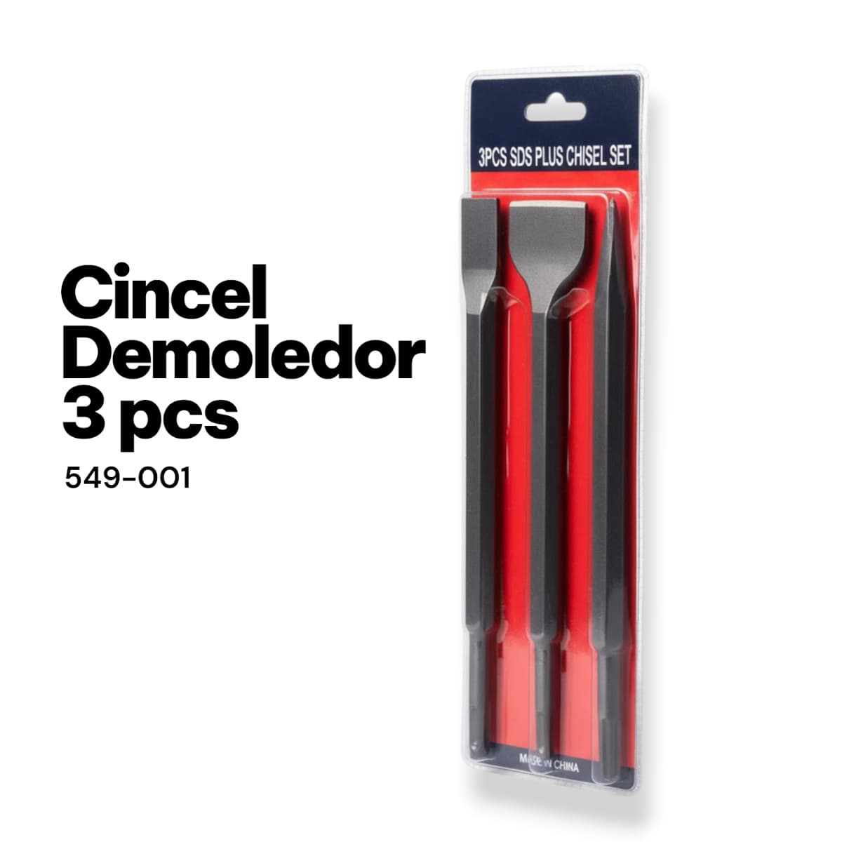 549-001 Cincel Demoledor 3Pcs