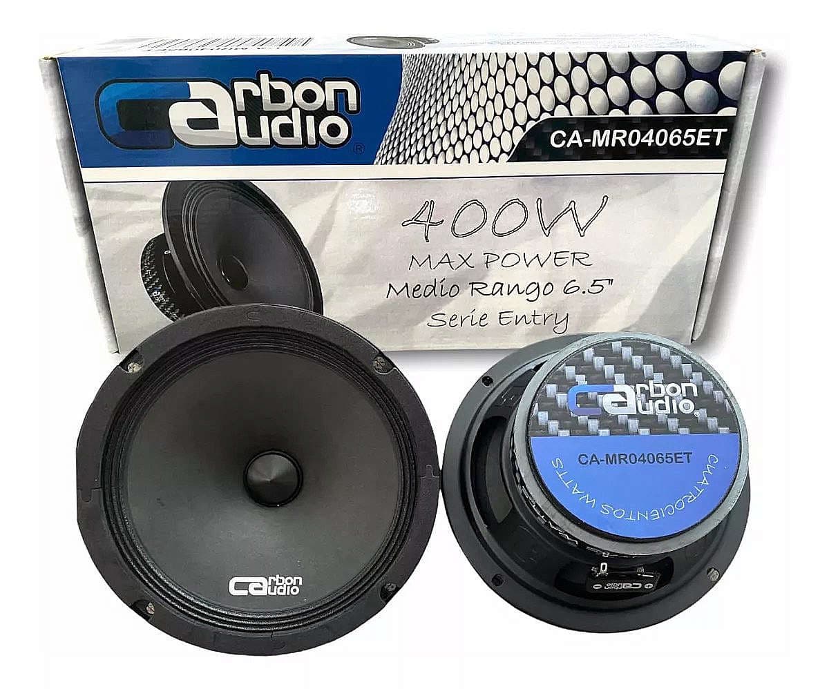 Medio 6.5" 400W Carbón Audio